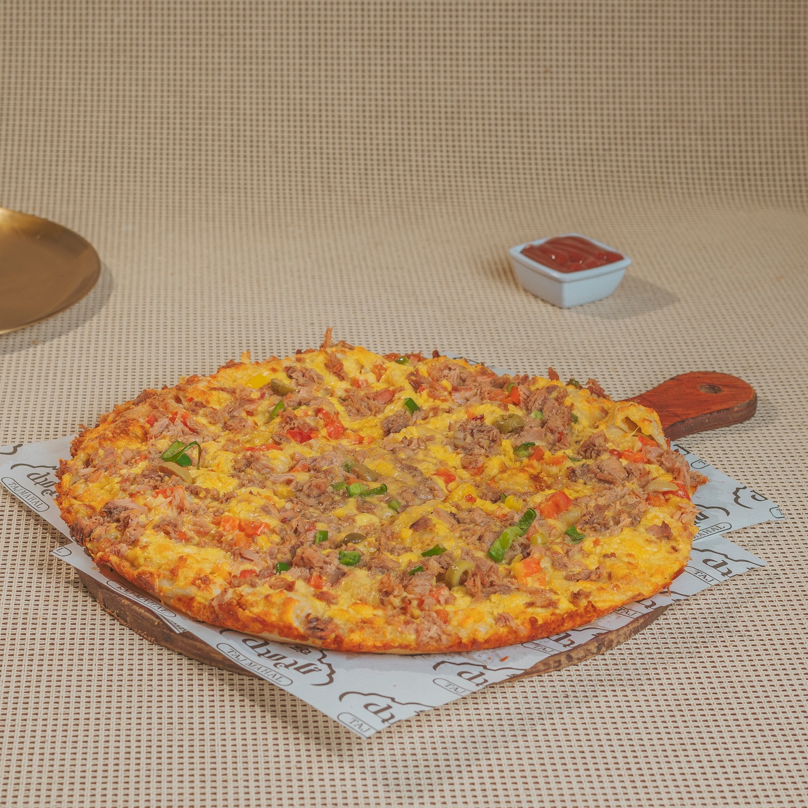 فطيرة تونة قطع